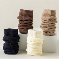 Chaussettes Slouchy Respirantes en Nylon/Coton à Motif Léopard pour Jeunes Femmes, Faible MOQ, Vente en Gros, Collection Automne