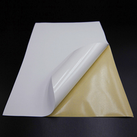 Étiquette thermique directe auto-adhésive protégée, matière première |   Papier DT, colle thermofusible, support de transfert en glassine jaune