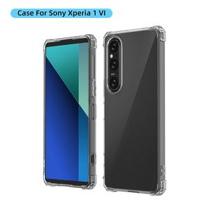 Airbag Anti-rayures Antichoc Crystal Clear Transparent TPU Armor Phone Case Pour <span class=keywords><strong>Sony</strong></span> <span class=keywords><strong>Xperia</strong></span> 1 5 10 VI V Back Cover - Product Image 6