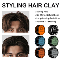 Nouvel Arrivage OEM Cire Coiffante Mate 85g pour Hommes, Pâte Coiffante Mate, Produits de Coiffure Professionnels
