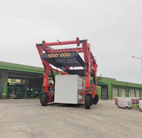 Tracteur terminal robuste pour la manutention de conteneurs - Chariot de chantier haute puissance avec moteur PLC, faible bruit, capacité 35T, commande au sol/à distance