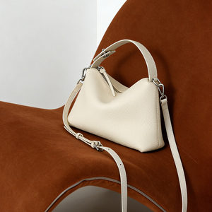 Nouveauté Sac à main en cuir véritable pour femme, best-seller, élégant, minimaliste et polyvalent, sac à bandoulière, sac croisé - Product Image 1