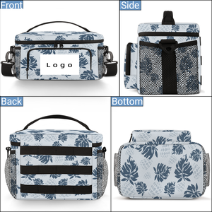 Sac isotherme personnalisé Hawaï design, durable, imperméable, qualité alimentaire, grande capacité, poignées renforcées pour étudiants et écoles - Product Image 3