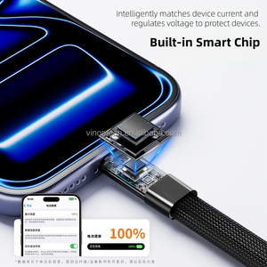 Nuevo Diseño de Cable de Datos Tipo C Trenzado de 1.5m, PD3.1 240W 5A, Carga Rápida, Transferencia de Datos de 480Mbps, Soporte Giratorio para Teléfono Móvil - Product Image 4