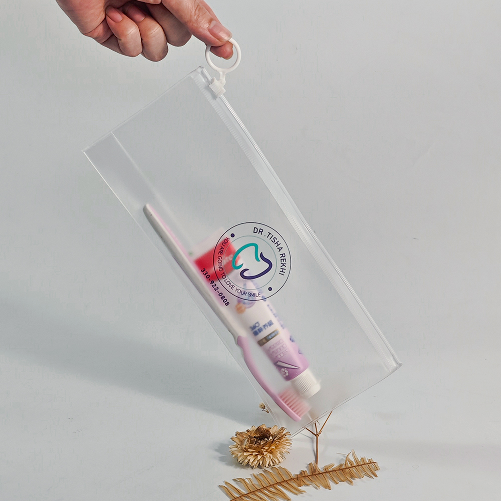 custom clear zipper bag