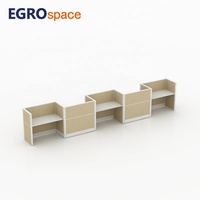 EGROspace Mobilier de bureau commercial, cloison modulaire insonorisée, acoustique, en bois, pour bureau privé
