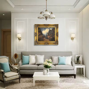 Venta al por mayor pinturas en lienzo personalizadas decoración artística de pared abstracto moderno barato 100% pintura al óleo pintada a mano para sala de estar - Product Image 4