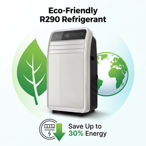 Budget Friendly Mobile Air Conditioner Quiet 55dB Noise Level 7000 BTU <b>Portable</b> <b>AC</b> <b>Unit</b> for Residential Homes - Product Image 4