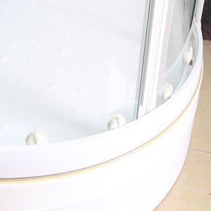 Cabina de ducha completa para baño europeo, cuarto de ducha deslizante de vidrio templado - Product Image 5