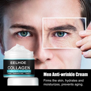 EELHOE 100% Acide hyaluronique naturel et organique au rétinol pour hommes, crème hydratante au collagène <span class=keywords><strong>anti</strong></span>-âge pour le visage des hommes. - Product Image 5