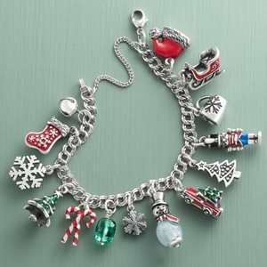 Pendentif de Noël en argent sterling S925 James Avery, chaussettes, pendentif chapeau de Noël, cadeau de bijoux de Noël pour filles - Product Image 1