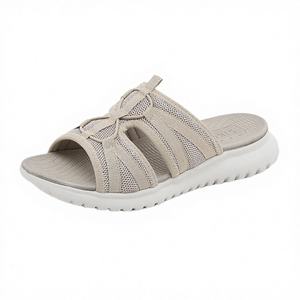 Nuevas Sandalias de PU Tejidas con Punta Descubierta Estilo Reggae Deportivo para Mujer, con Plantilla - Product Image 3