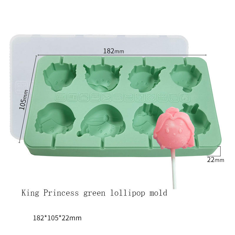 Sucette D5084-4 Roi Princesse moule vert 101g