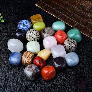 Pierre à rouler polie à grosses particules naturelles Cristal rose Améthyste <span class=keywords><strong>Oeil</strong></span> de tigre Dong Ling Pierre brute de jade Décor en pierre parfumée - Product Image 1