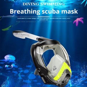 Masque de plongée pliable intégral personnalisé ODM/OEM avec tuba étanche pour la natation et la plongée en extérieur - Product Image 3