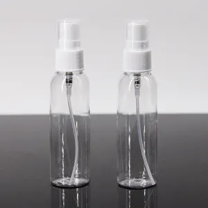 Vide fine brume PET 30ml 50ml 100ml 120ml 150ml 200ml 250ml 500ml ambre blanc en plastique transparent de pulvérisation bouteille pour l'emballage cosmétique