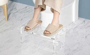 Taburete de Baño Transparente de 7 Pulgadas, Escalón para Inodoro, Portátil, Fácil de Instalar, Regalo Saludable para Mujeres y Hombres - Product Image 6