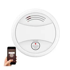 tuya wifi smart fire smoke alarm detector sensor for smart home work with smartlife and IFTTT