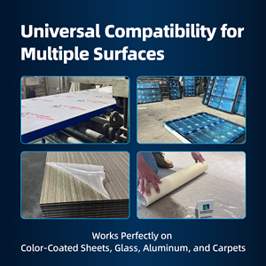 उच्च गुणवत्ता वाले पे सुरक्षात्मक फिल्म सैंडविच पैनल नरम नमी-प्रूफ कस्टम रंग लोगो मुद्रण सर्वोत्तम मूल्य झटका पेंटिंग - Product Image 3