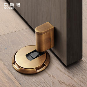 Design moderno tappo porta in lega di zinco punzonatura e incollatura installazione per il legno meccanicamente strutturale - Product Image 4