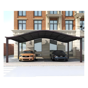 Venta directa de fábrica a prueba de viento impermeable Carport Marco de aleación de aluminio coche toldo policarbonato garajes toldos cocheras - Product Image 2