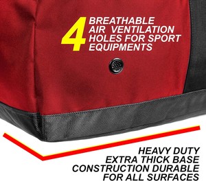 Échantillon gratuit Offre Spéciale sacs de hockey sur glace à bas prix conception unique sacs de sport de couleur personnalisée sacs de sport légers en gros - Product Image 4