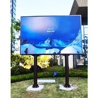 Layar Iklan LED P8 Warna Penuh Dalam Ruangan dengan Rating IP65 Kecerahan Tinggi 5000cd OEM untuk Penggunaan di Bandara & Aula Pameran
