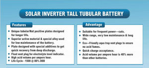 High Qulaity Tubular <b>Battery</b> for Solar High Quality <b>Deep</b> <b>Cycle</b> <b>12V</b> 150AH Low Maintenance to Mozambique. - Product Image 3