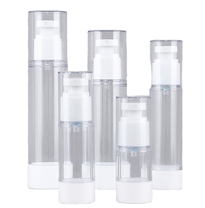 Flacone Airless Ecologico da 15 30 50 <span class=keywords><strong>100</strong></span> 120 <span class=keywords><strong>ml</strong></span>, Contenitore Vuoto in Plastica PP per Cosmetici, Siero, Crema per Occhi con Pompa <span class=keywords><strong>Spray</strong></span> - Product Image 2