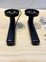 Serrure de poignée de porte Bluetooth TYSH avec empreinte digitale, mot de passe via APP, carte IC, clé, pour portes de 30-50 mm d'épaisseur, noir et or, pour la maison