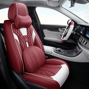 Housses de siège <span class=keywords><strong>auto</strong></span> en cuir respirant de luxe Tough Ride, ensemble complet 16 pièces, ajustement universel toutes saisons, style professionnel, pour Ford Rav <span class=keywords><strong>4</strong></span> - Product Image 3