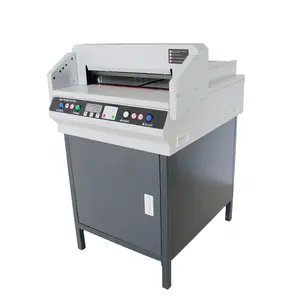Machine de découpe de papier électrique automatique 450VS + A4, étiquette pour Magazine, carte postale et papier