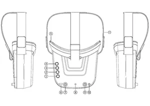 FPV g-oggle VR009 5.8G double antenne 40CH moniteur <span class=keywords><strong>3</strong></span> pouces pour FPV Racing Drone accessoires - Product Image 5