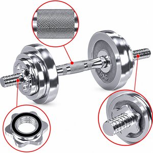 <span class=keywords><strong>Mancuernas</strong></span> de Metal Personalizadas de Fábrica de 2, 2.5, 3, 5, <span class=keywords><strong>7.5</strong></span>, 8, 9, 10, 12.5, 15, 17.5 <span class=keywords><strong>kg</strong></span> con Estuche de Transporte, Juego de <span class=keywords><strong>Mancuernas</strong></span> Ajustables para Gimnasio en Casa - Product Image 2