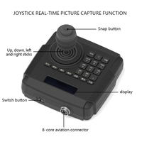 Mini Controlador de Teclado con Joystick 4D en Oferta, con Puerto y Pantalla LCD para Control de Software de PC