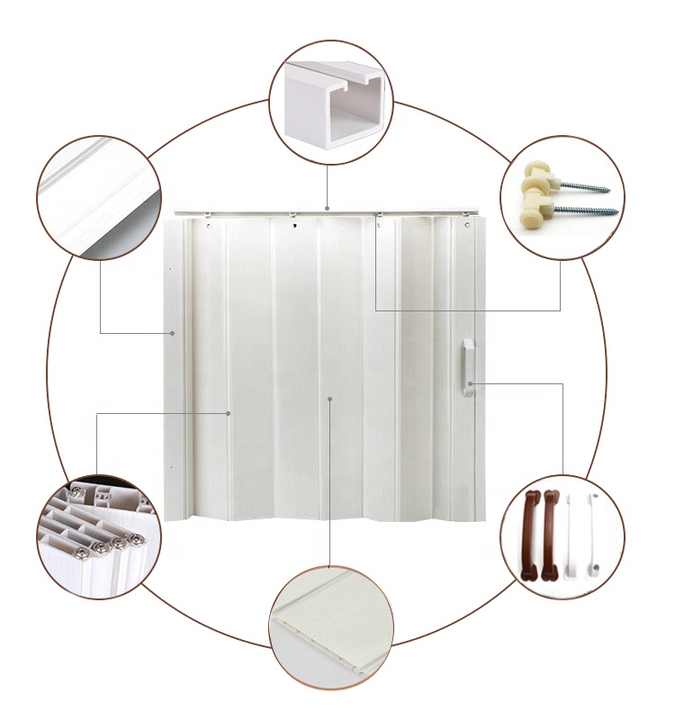 PVC Folding Door Internal Sliding Room Walls Price