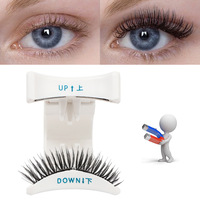 Ong Doux Aimant Cils Bandes Aimant Faux Pleine Bande Cils Chat Cils Naturel Faux Vison Oeil Bandes Cils Magnétiques
