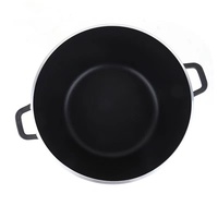 Ensemble de casseroles en aluminium granit antiadhésif de grande taille 32/36/40 cm, 6 pièces, fabriqué en Chine