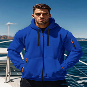 Venta al por mayor de alta calidad Otoño Invierno moda cálido <span class=keywords><strong>Olid</strong></span>-color Europeo Americano de manga larga estilo sudadera para hombres deportivos - Product Image 3