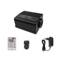 Decoración interior 18W Iluminador LED RGBW Efecto de cielo estrellado Fuente de luz LED de fibra óptica para techo de casa