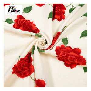 Tissu en polyester et élasthanne 100D à prix avantageux, effet froissé et crépon, pour robe de femme - Product Image 1