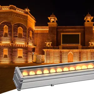 Aluminium 7W-108W Led Linear Wall Washer Church Lighting Warm White Stage Light DMX Outdoor IP65 Waterproof LED Wall Washer Light