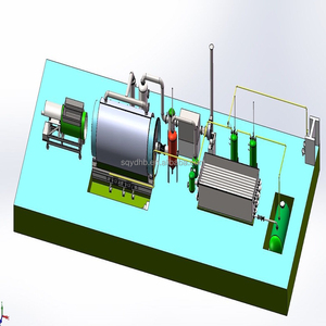Hot sale Small waste plastic/tire pyrolysis plant -Low Cost