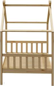 เตียงเด็กทรงบ้านไม้ Montessori ขนาด 190*90 ซม. โครงเตียงเตี้ย - Product Image 3