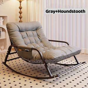 Fauteuil inclinable double à bascule pour la maison, la salle à manger, l'hôtel, la chambre à coucher/le salon - Product Image 4