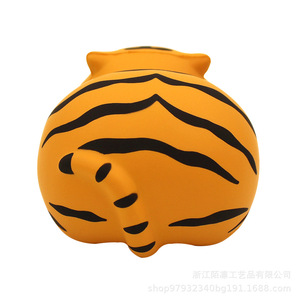 Pu Foam Tiger Fidget Toy Slow <b>Rebound</b> Stress Relief Cute Decor Gift For Kids 5-7 Years Unisex - Product Image 4
