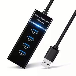 Hub USB 4 en 1 de alta velocidad, Hub USB 3.0 con 4 puertos, divisor de puertos de expansión para ordenador portátil y de escritorio - Product Image 1