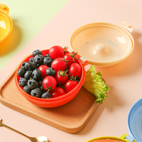 Boîte de conservation alimentaire en plastique scellée de qualité alimentaire, compatible micro-ondes, portable, pour le bureau, les étudiants et l'usage quotidien