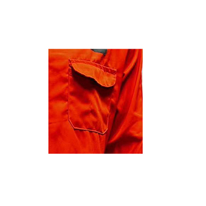 190gsm 100% Katoenen Keperstof Hoge Zichtbaarheid Reflecterende Tape Blauw Wit Oranje Veiligheid Lange Mouw Overall - Product Image 4