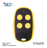 YET2114 D5 Tipo Control remoto clon de doble canal EV1527 Chip Código de aprendizaje HCS301 Controles remotos de código rodante